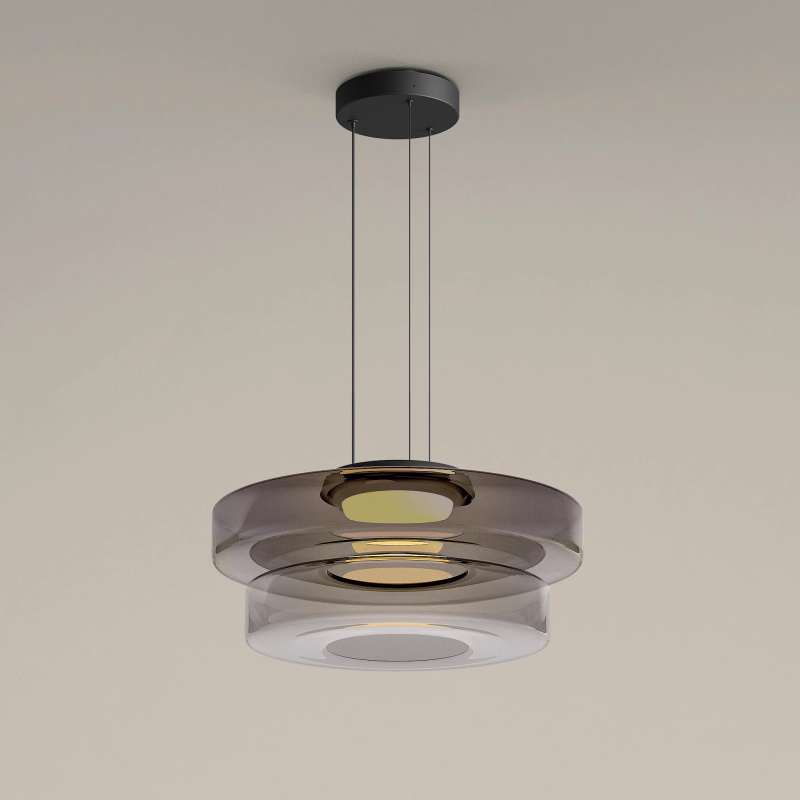 Jojo Glass Pendant Light Multi-tiered Structure - Neutralighting