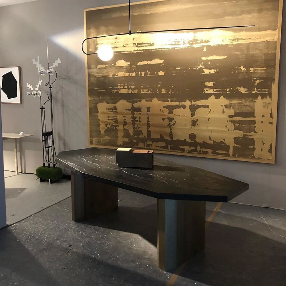 Arisha Minimalist Linear Mobile Pendant Light, Black - Neutralighting