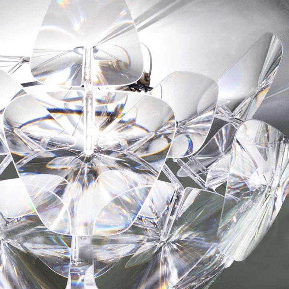 Arisha Unique Diamond Flower Metal Pendant Light, Living Room
