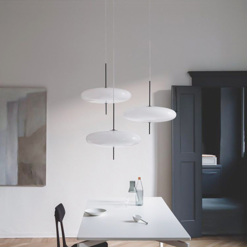Quor Nordic Modern Oval Single Pendant Light - Neutralighting