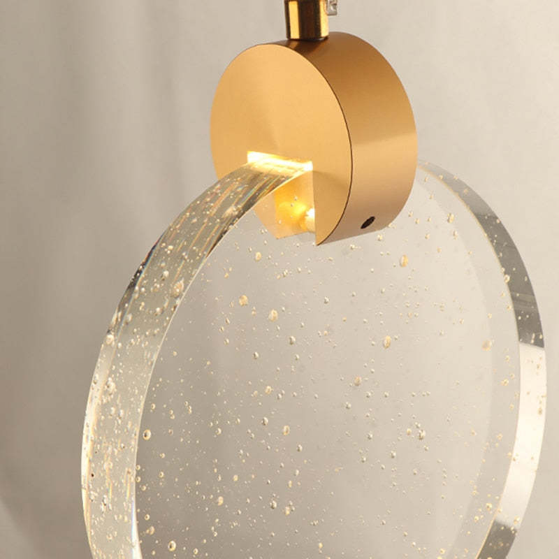 Kristy Luxury Circular Ripple Round Crystal Golden Chandelier - Neutralighting
