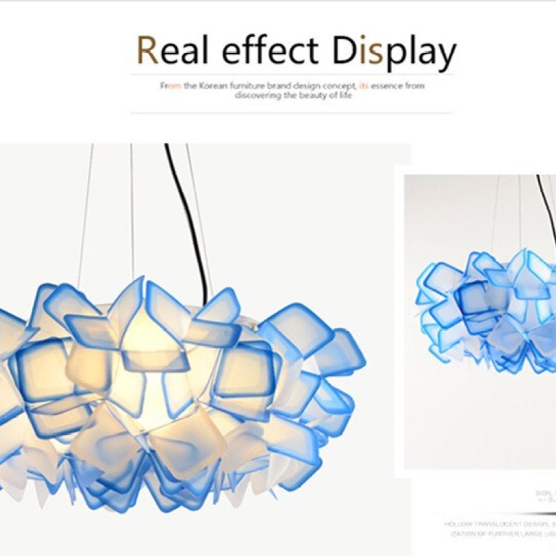 Arisha Modern Multicolour Decorative Flower Acrylic Pendant Light - Neutralighting