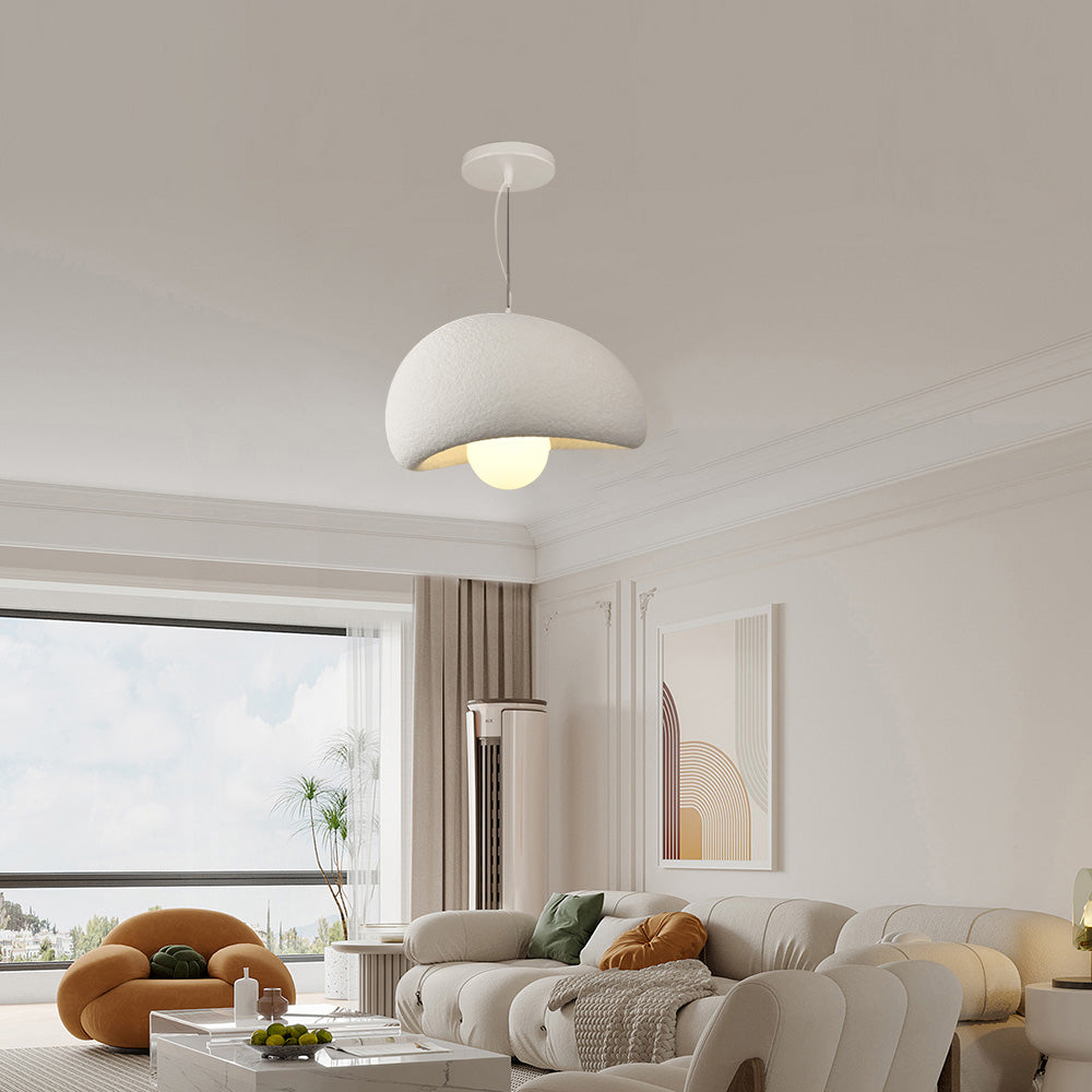 Avi Wabi-Sabi Spherical Cloud Pendant Light - Neutralighting