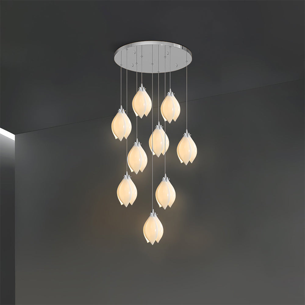 Olivia Luxury Metal Ceramic Pendant Light Living Room Bedroom - Neutralighting