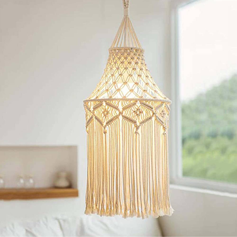 Ritta Pendant Light, 7 Style, Cotton Rope - Neutralighting