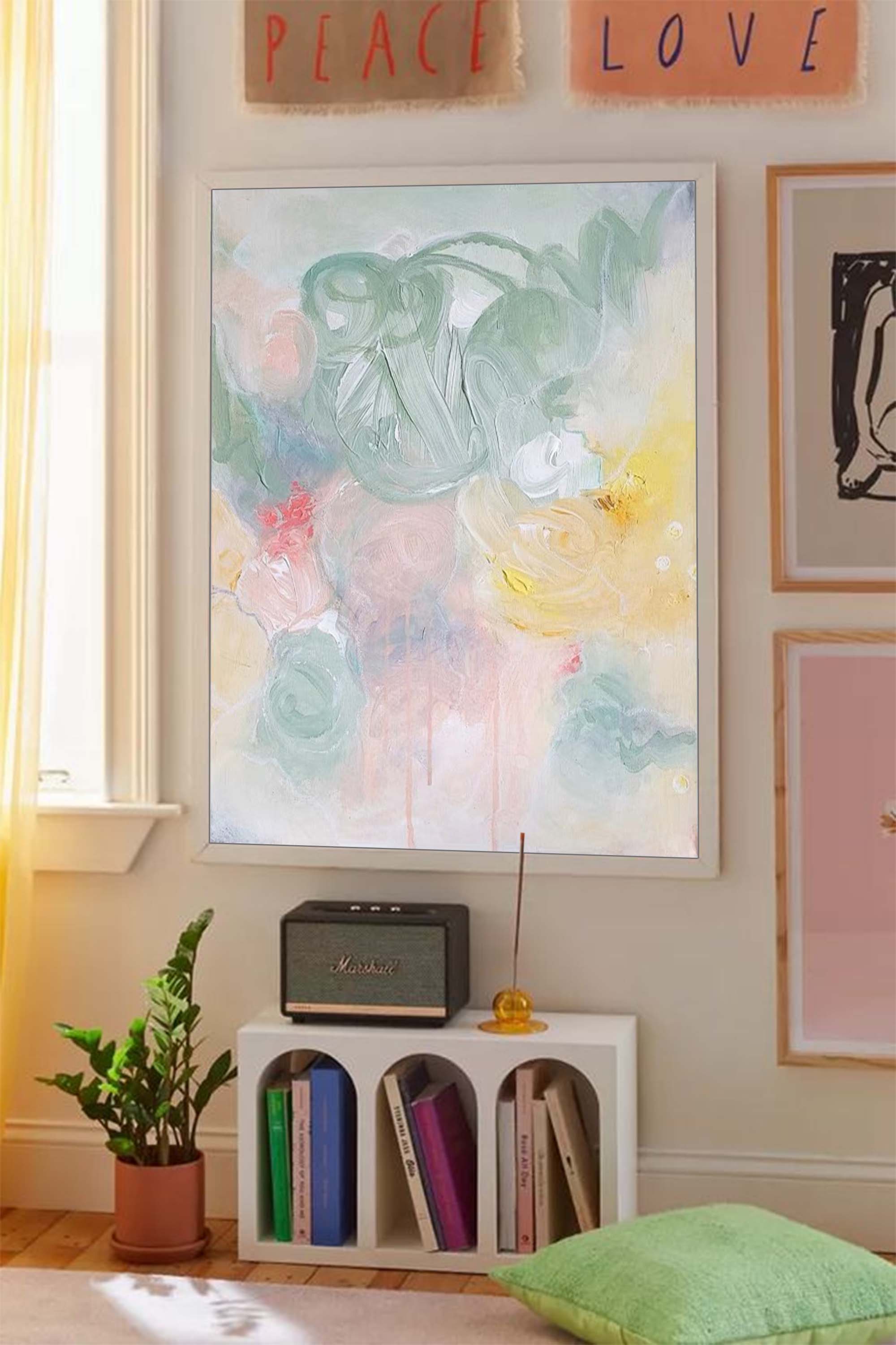 Abstract Canvas Art AB041 - Neutralighting