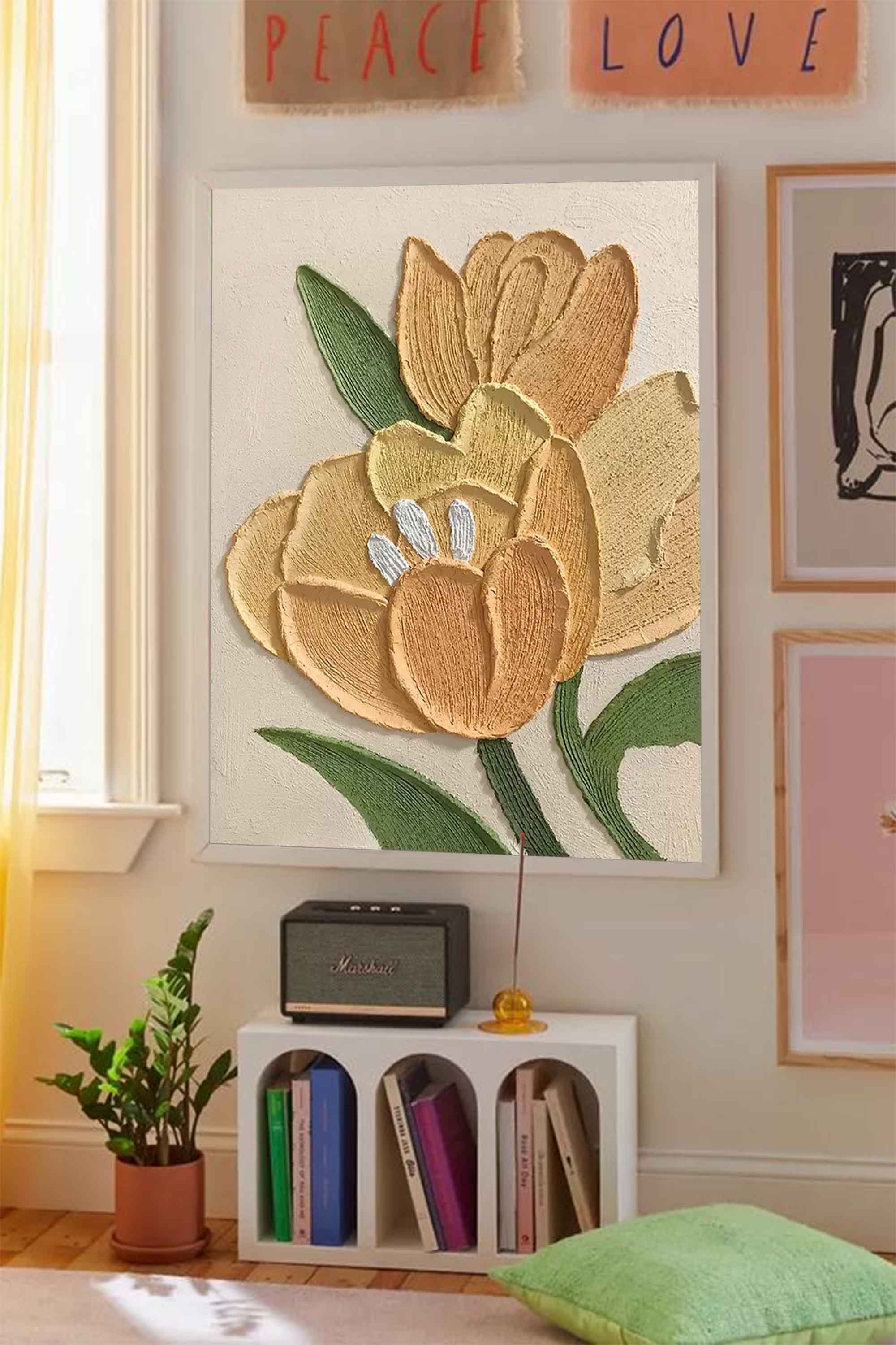 Flower Canvas Art FL009 - Neutralighting