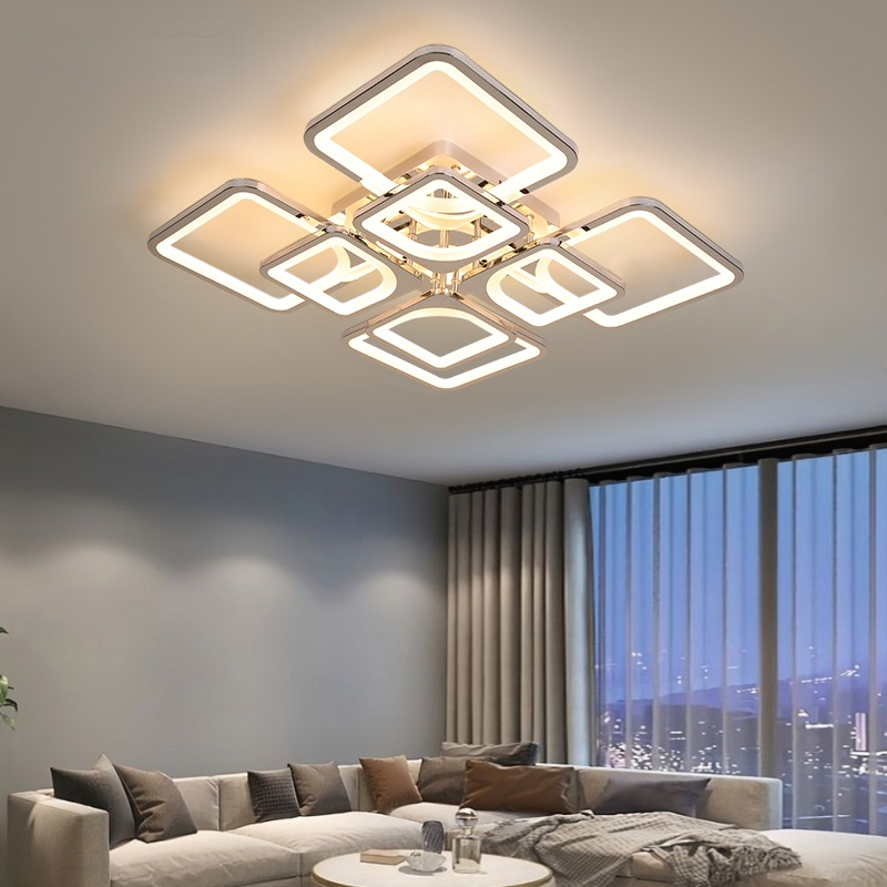 Arisha Modern Square Flush Mount Ceiling Light - Neutralighting