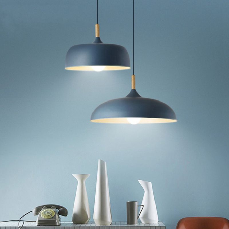 Aria Modern Pendant Light Dome Macaron Dining Room - Neutralighting