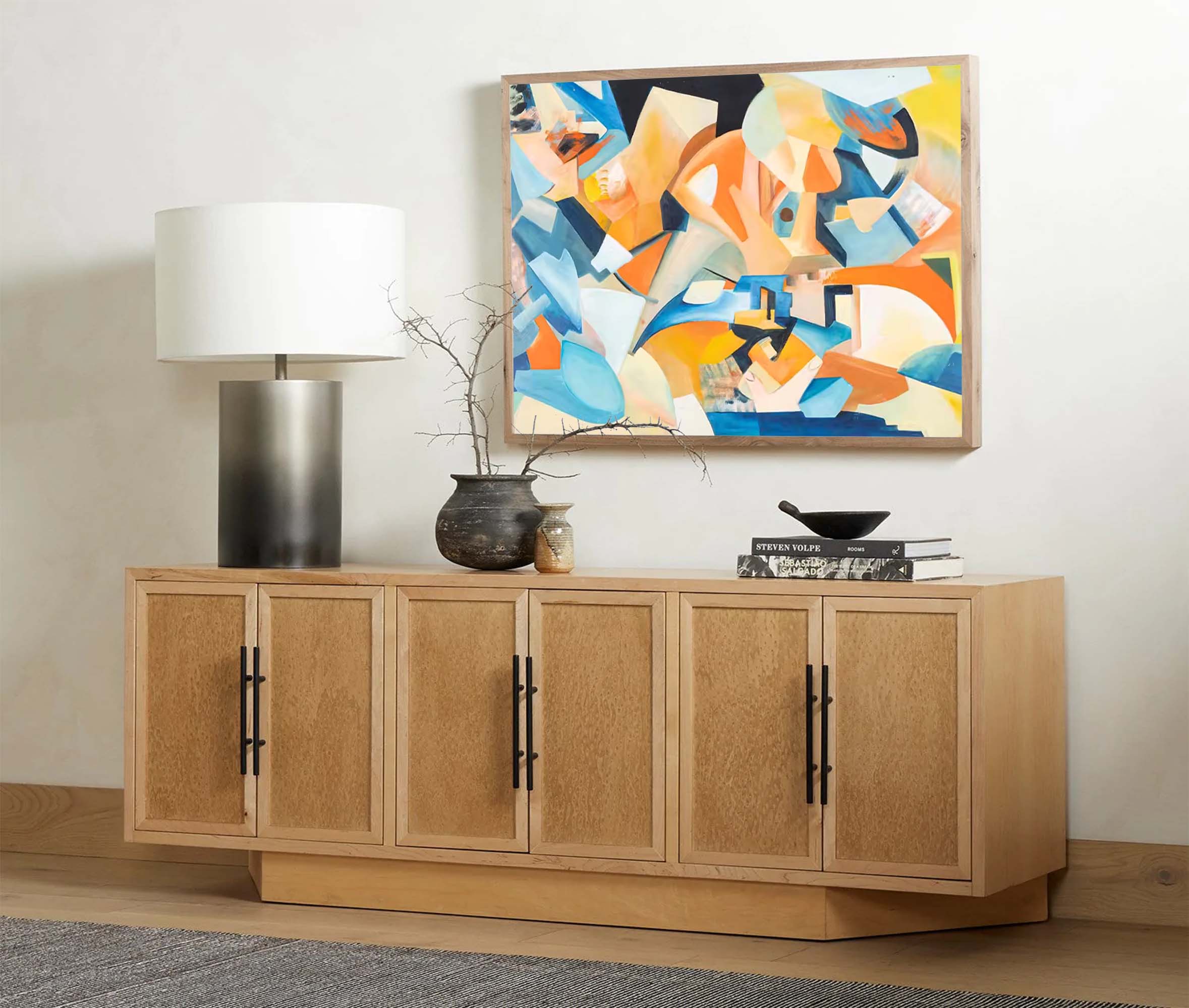 Abstract Canvas Art AB065 - Neutralighting