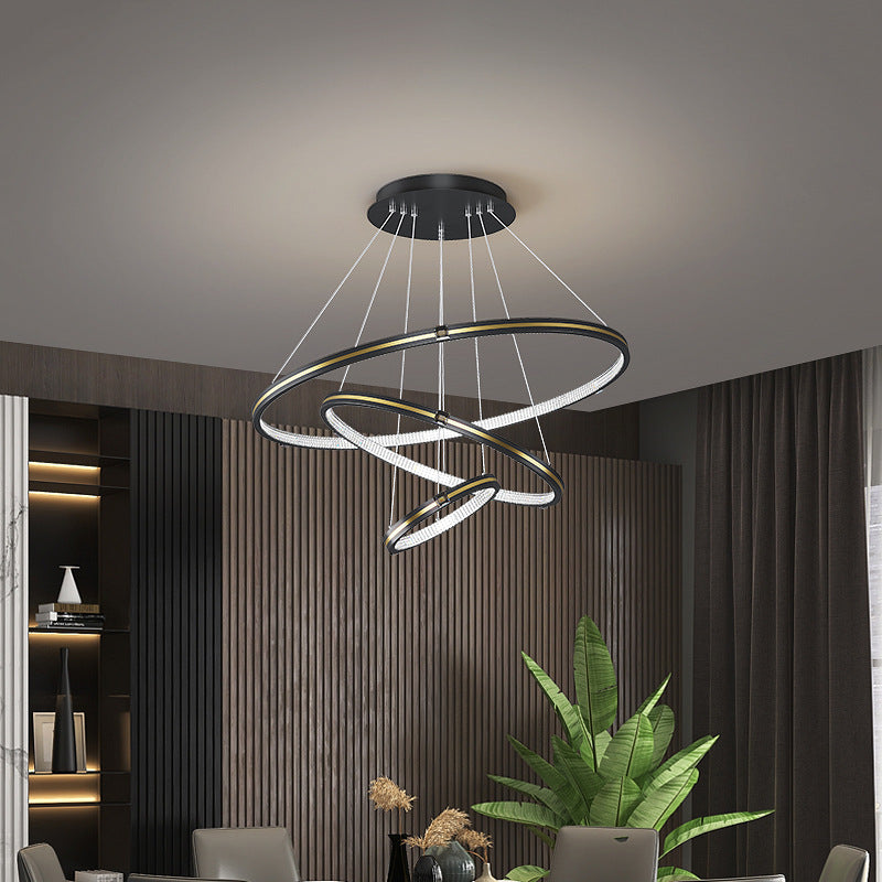 Arisha LED Rings Adjustable Pendant Light For Living Room &Dining Room - Neutralighting