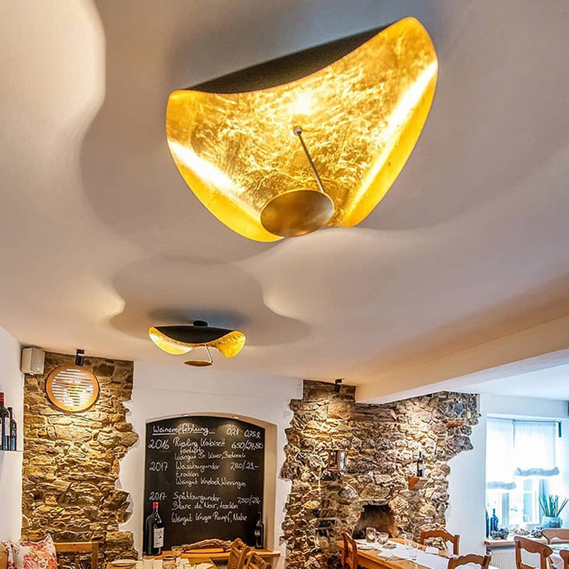 Airsha Pendant Light 3 Colour, Gold Foil Pendant Lights - Neutralighting
