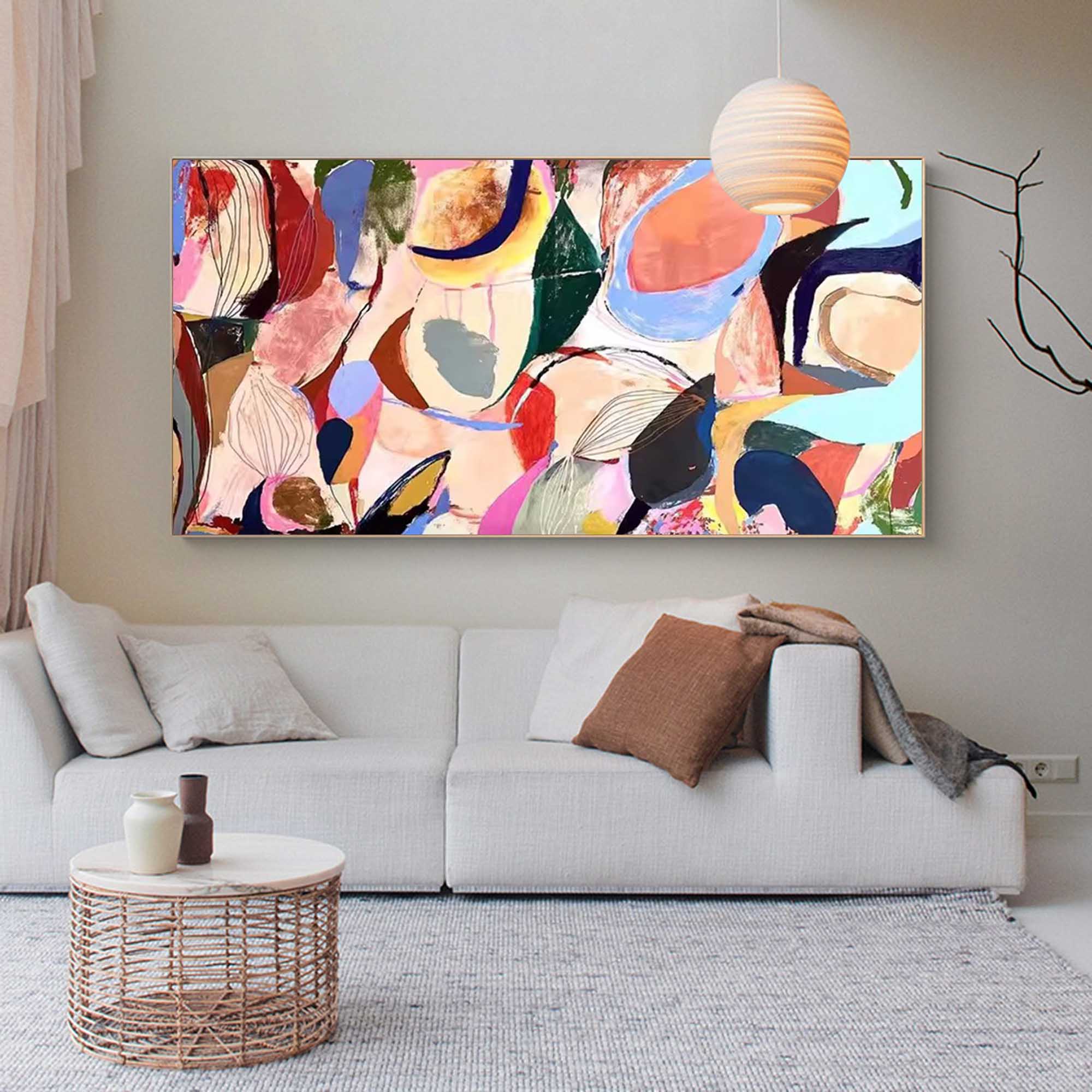 Abstract Canvas Art AB066 - Neutralighting