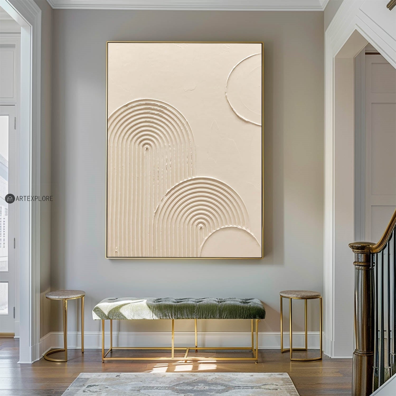 Concentric Flow Minimalist Wall Art