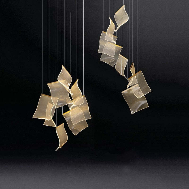 Arisha Luxury Artistic Chandelier, Gold - Neutralighting