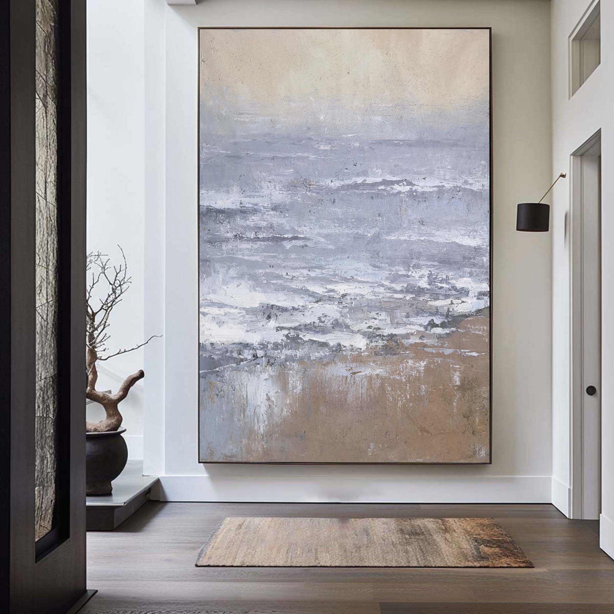 Seaside Abstract Painting ABSV04 - Neutralighting