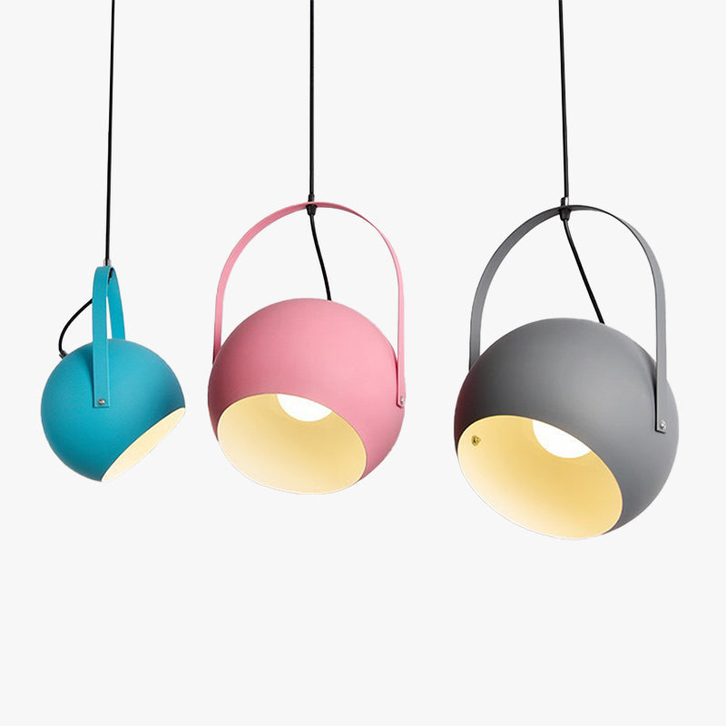 Aira Colorful Art Deco Pendant Light, Spherical, Bedroom - Neutralighting