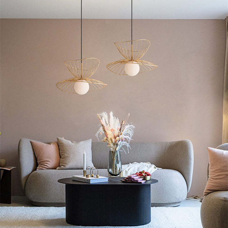 Ritta Pendant Light Modern, Metal, Gold/Black, Kitchen Island - Neutralighting