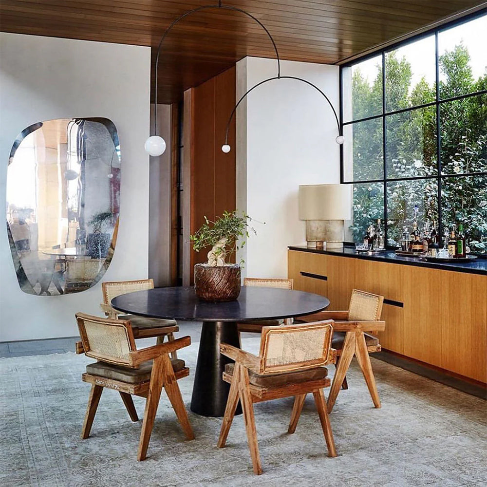 Arisha Minimalist Linear Mobile Pendant Light, Black - Neutralighting