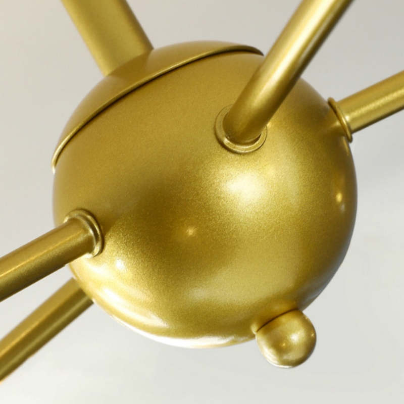 Valentina Modern Bubble Metal Pendant Light, Black/Gold - Neutralighting