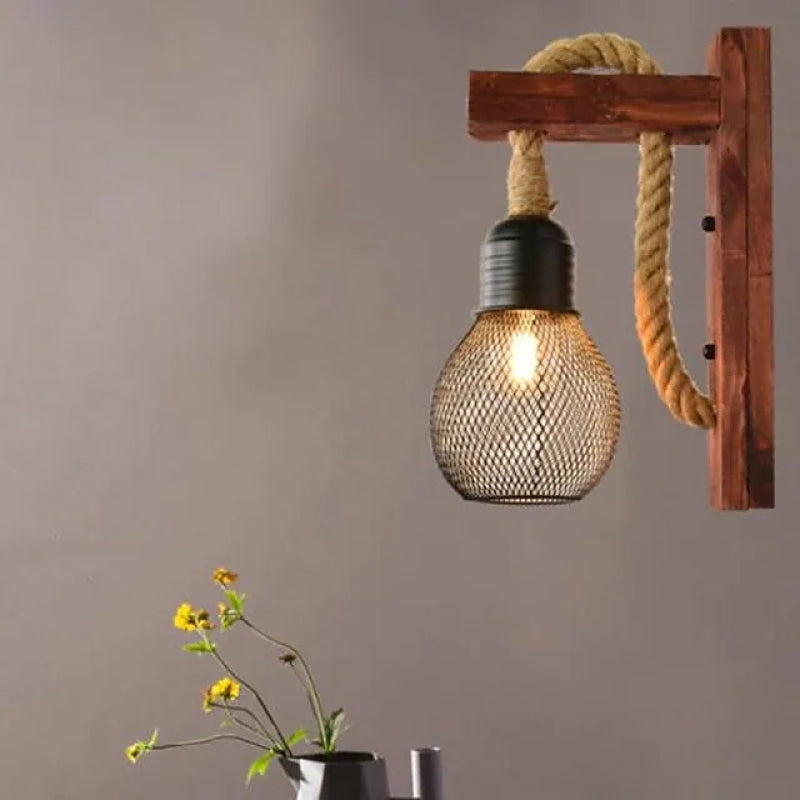 Silva Solid Wood Wall Lamp for Hallway & Living Room - Neutralighting