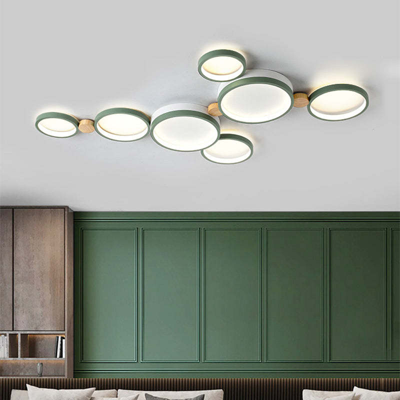 Arisha Round Flush Mount Ceiling Light 3 Colour 3/4/5/6/7 Heads - Neutralighting