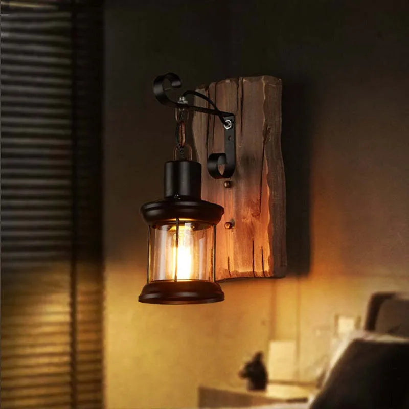 Austin Vintage Lantern Metal Classic Industrial Wall Lamp - Neutralighting