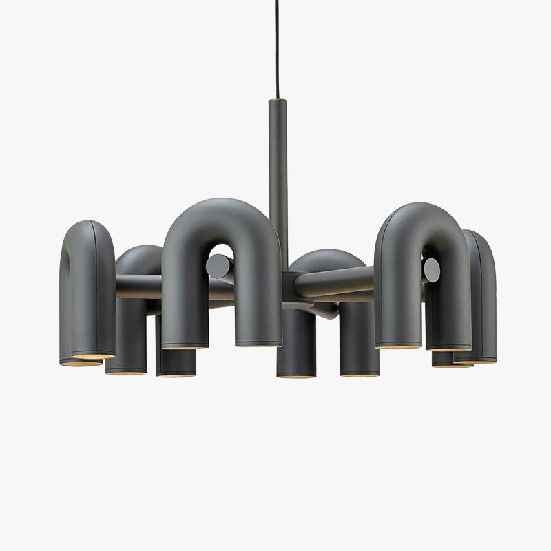 Arisha Modern Pendant Light Linear with 3 U-Shaped Light - Neutralighting