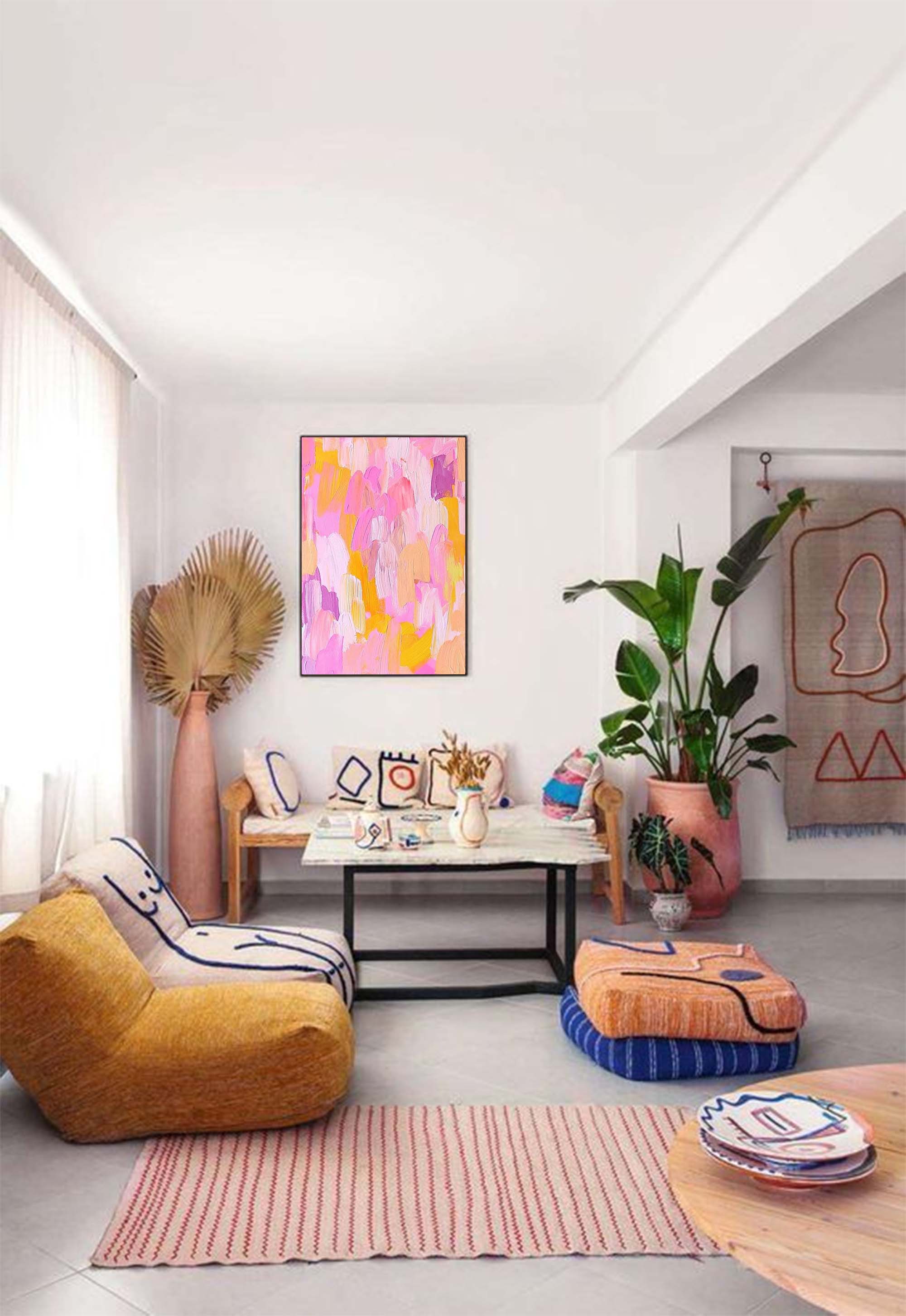 Wall Art Abstract Playful Energetic Artistic