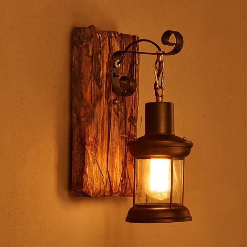 Austin Vintage Lantern Metal Classic Industrial Wall Lamp - Neutralighting