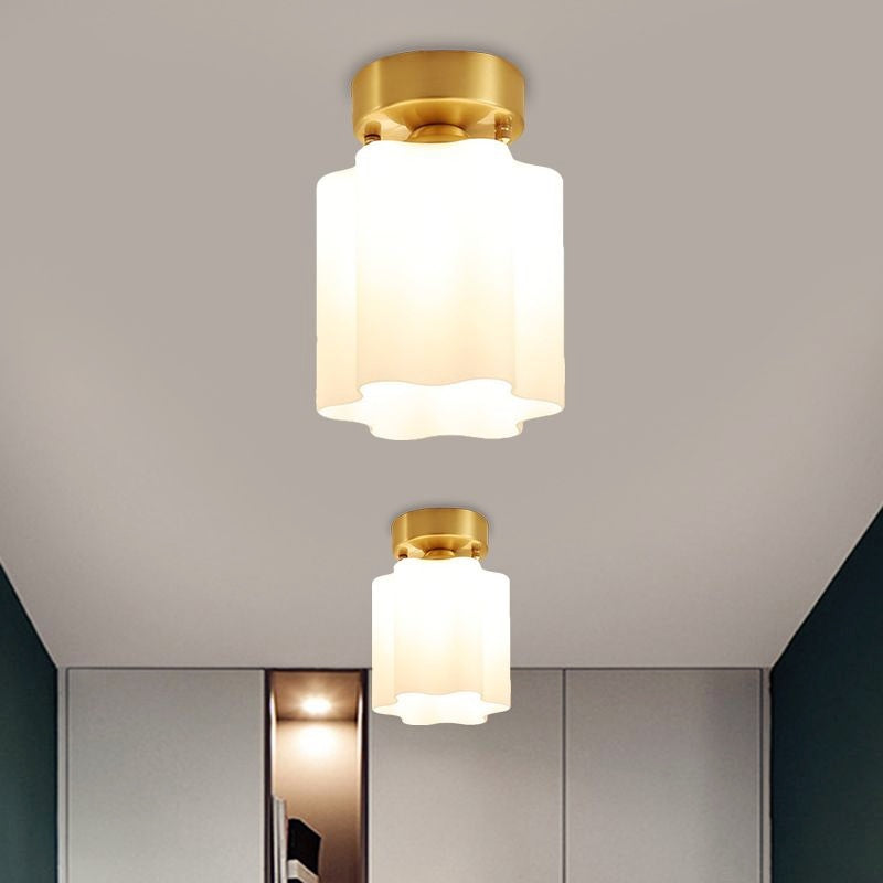 Arisha Retro Metal Flush Mount Ceiling Light Brass - Neutralighting