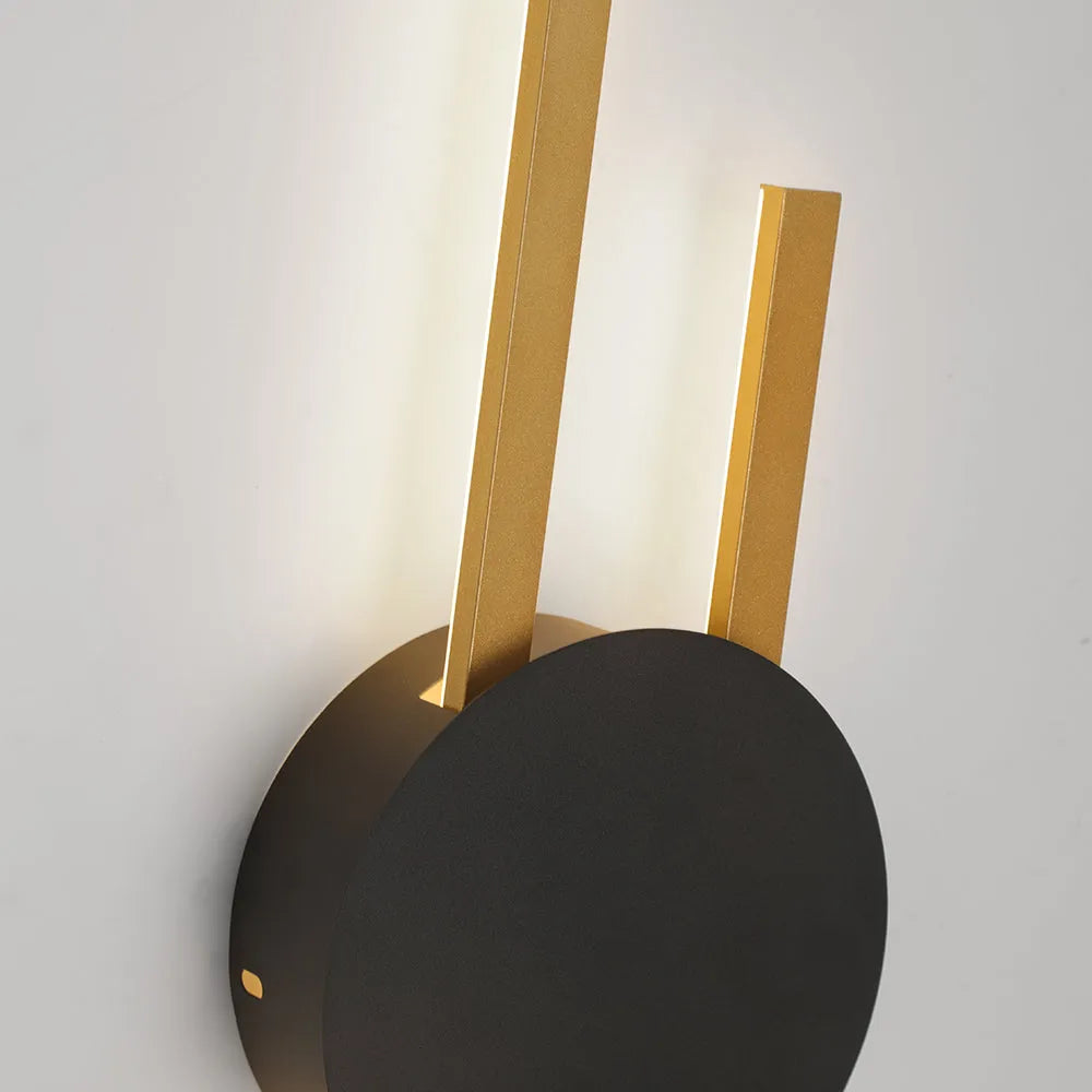 Saela Modern Linear 2 Colour Metal Wall Lamp - Neutralighting