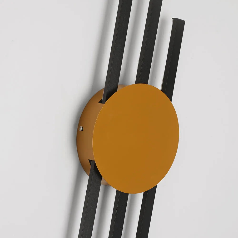 Saela Modern Linear 2 Colour Metal Wall Lamp - Neutralighting