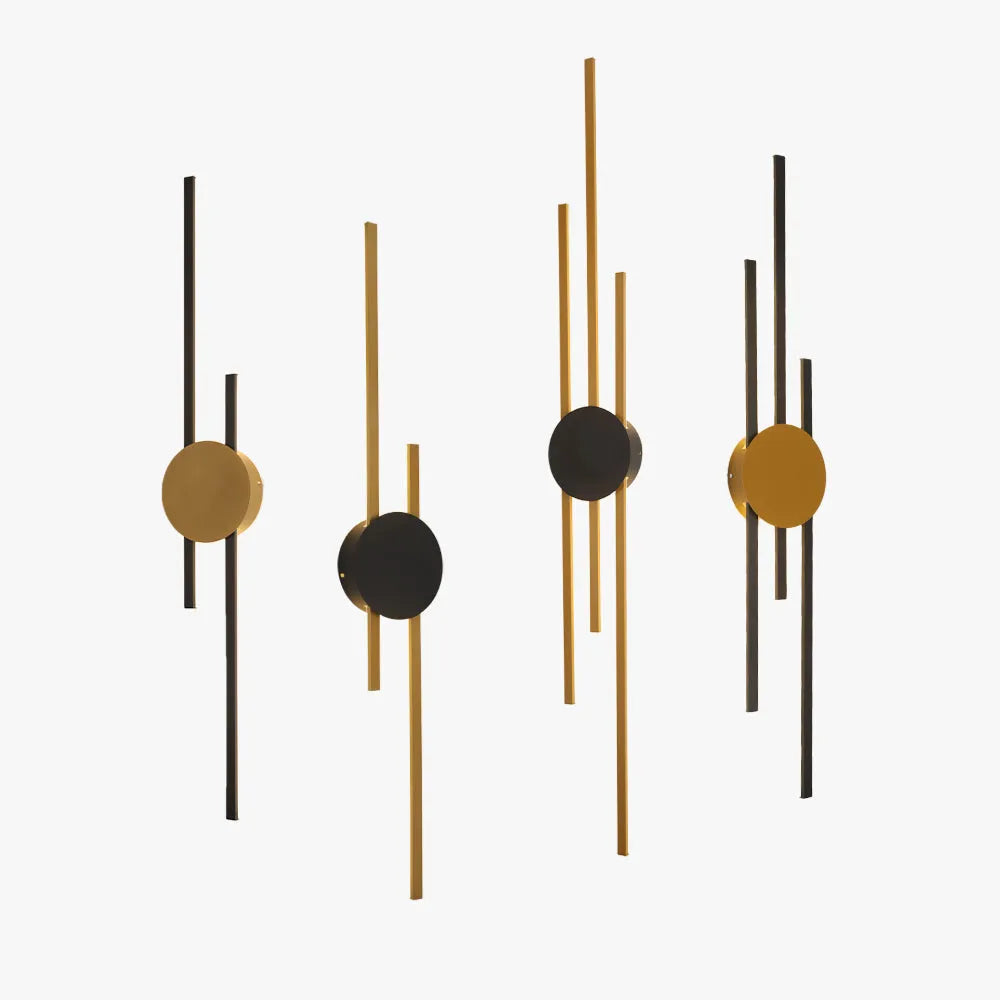 Saela Modern Linear 2 Colour Metal Wall Lamp - Neutralighting