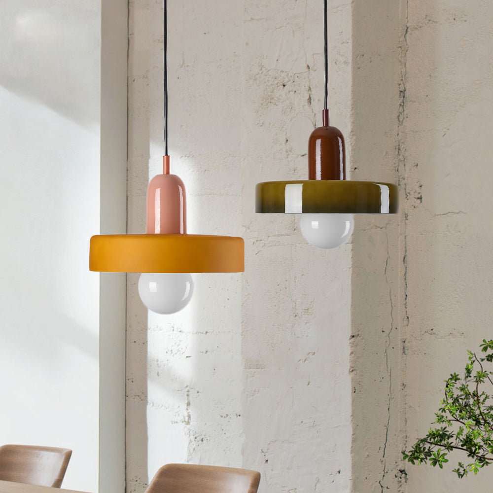 Jess Vintage Glass Pendant Light - Neutralighting
