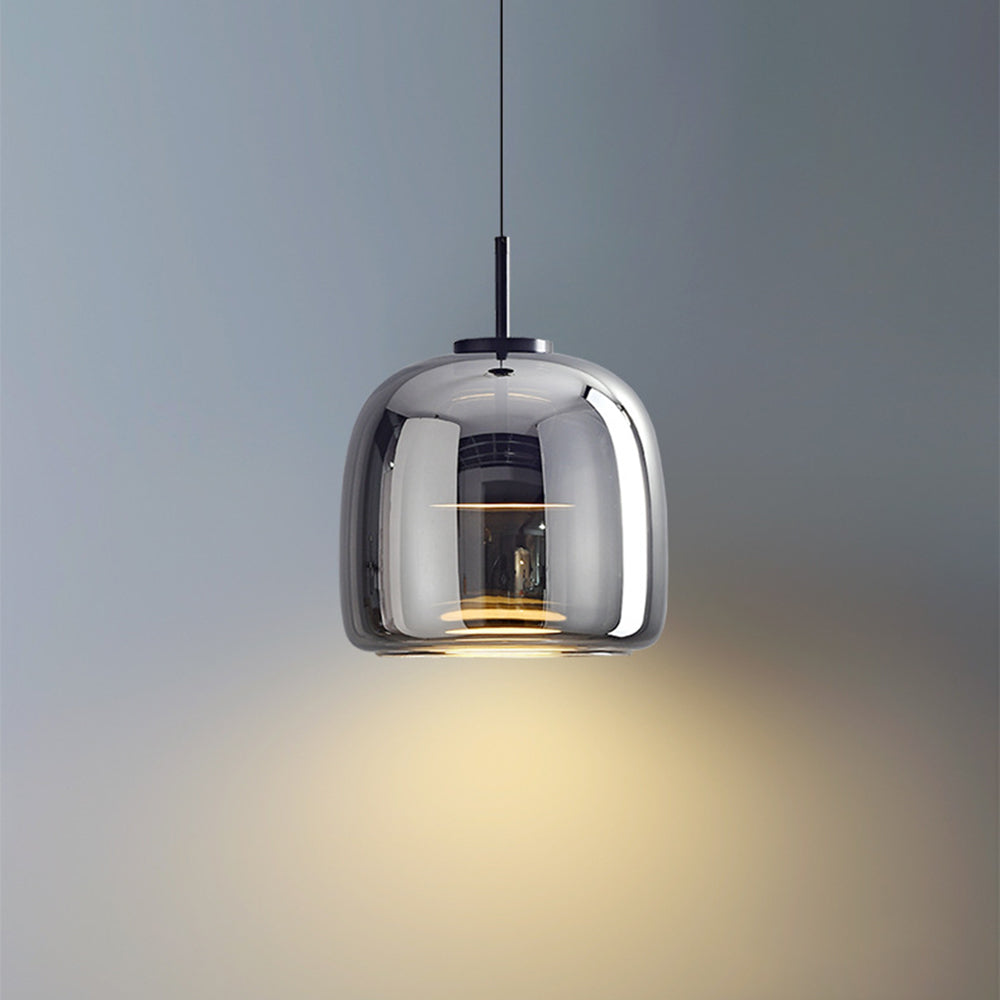June Morden Glass Pendant Light Clear/Smoky/Amber - Neutralighting