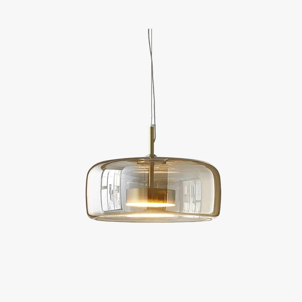 June Morden Glass Pendant Light Clear/Smoky/Amber - Neutralighting