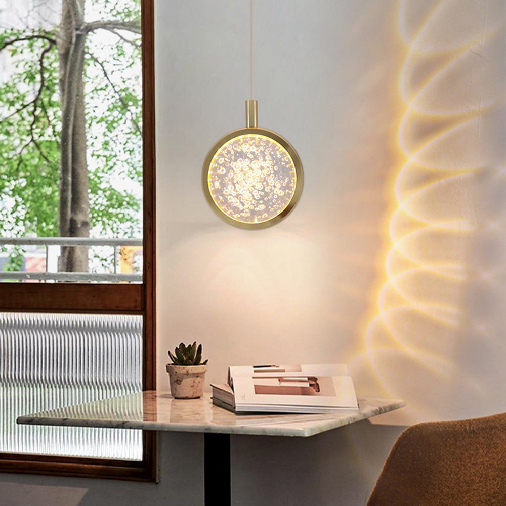 Kristy Morden Spherical Metal Pendant Light, Gold - Neutralighting