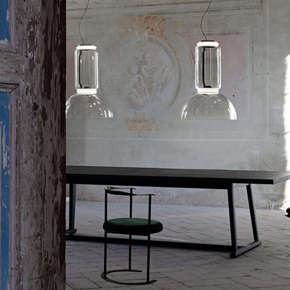 Valentina Minimalist Combination Glass Pendant Light, Clear - Neutralighting
