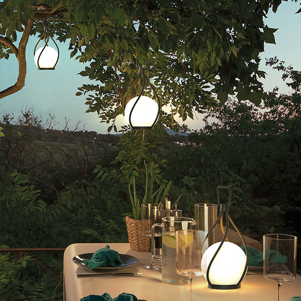 Ray Pendant Light Bubble Modern, Metal/Acrylic, White/Transparent - Neutralighting