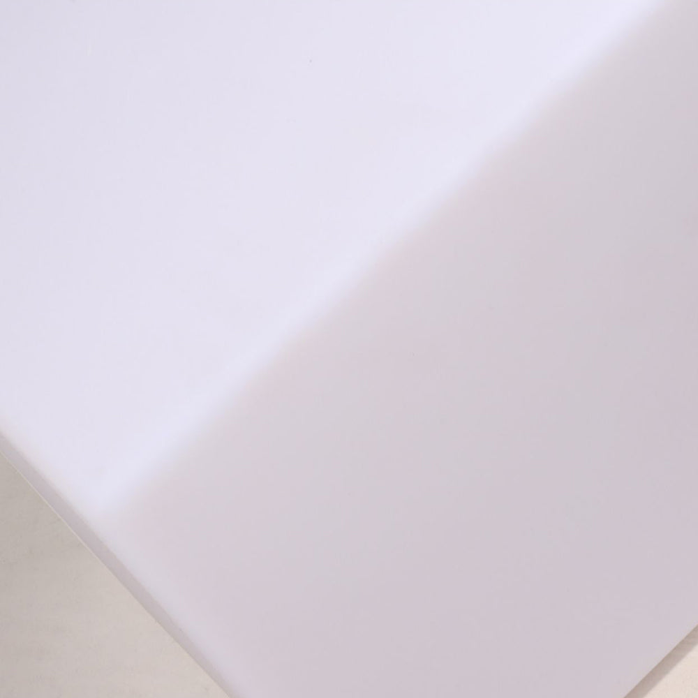 Ray Minimalist Square Acrylic Outdoor Ground Lamp, White - Neutralighting