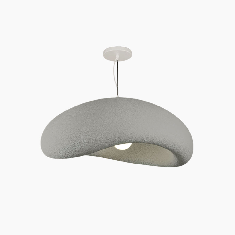 Avi Minimalist Cobblestone Shape Pendant Light, Blue/Grey - Neutralighting