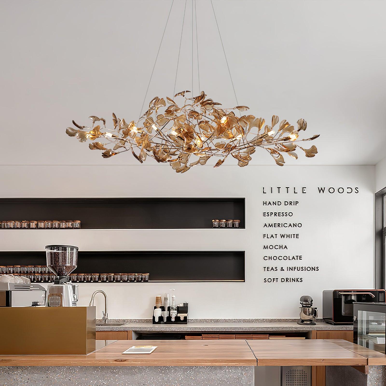 Ava Ginkgo Chandeliers - Neutralighting