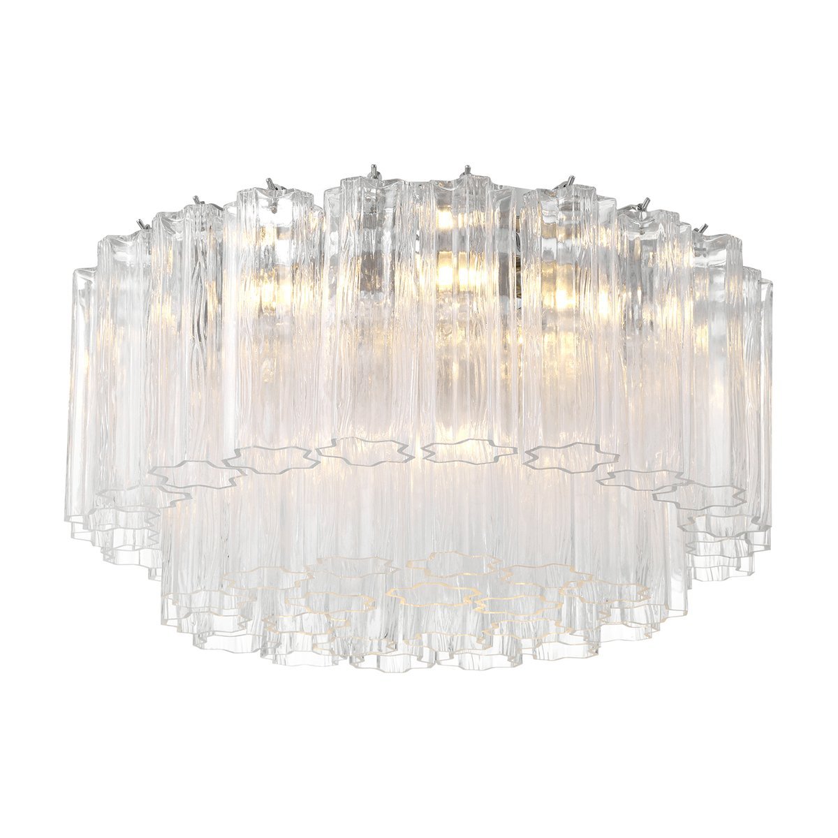 Aurora Ceiling Lamp Glass Tube Layered Amber - Neutralighting