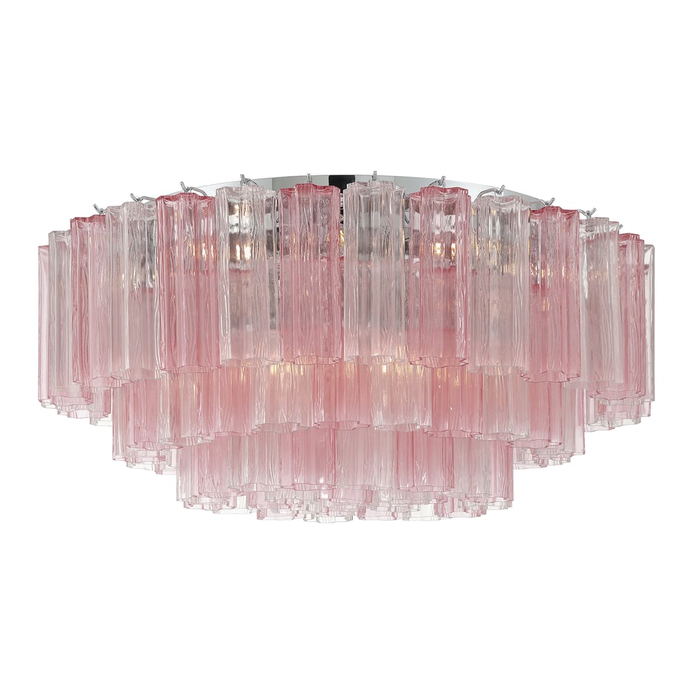 Aurora Ceiling Lamp Glass Tube Layered Amber - Neutralighting