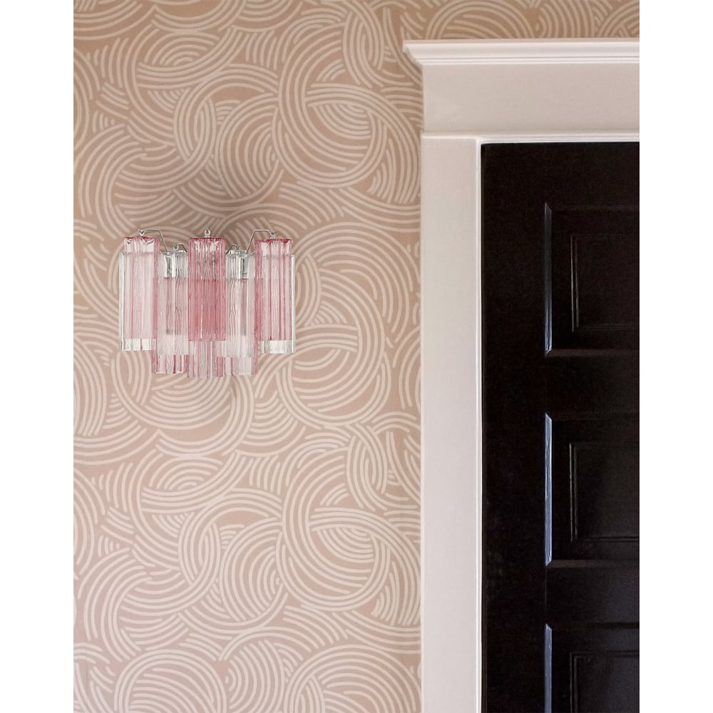 Aurora Wall Light Tronchi Glass Tube Tiered Amber Modern - Neutralighting