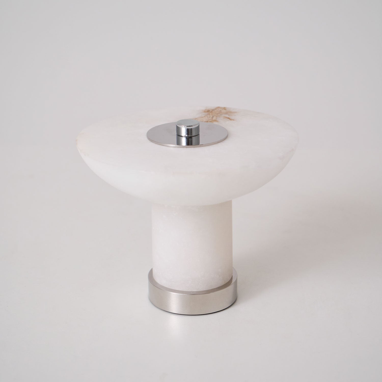 Eurnoran Mushroom Shaped Alabaster Table Lamp - Neutralighting