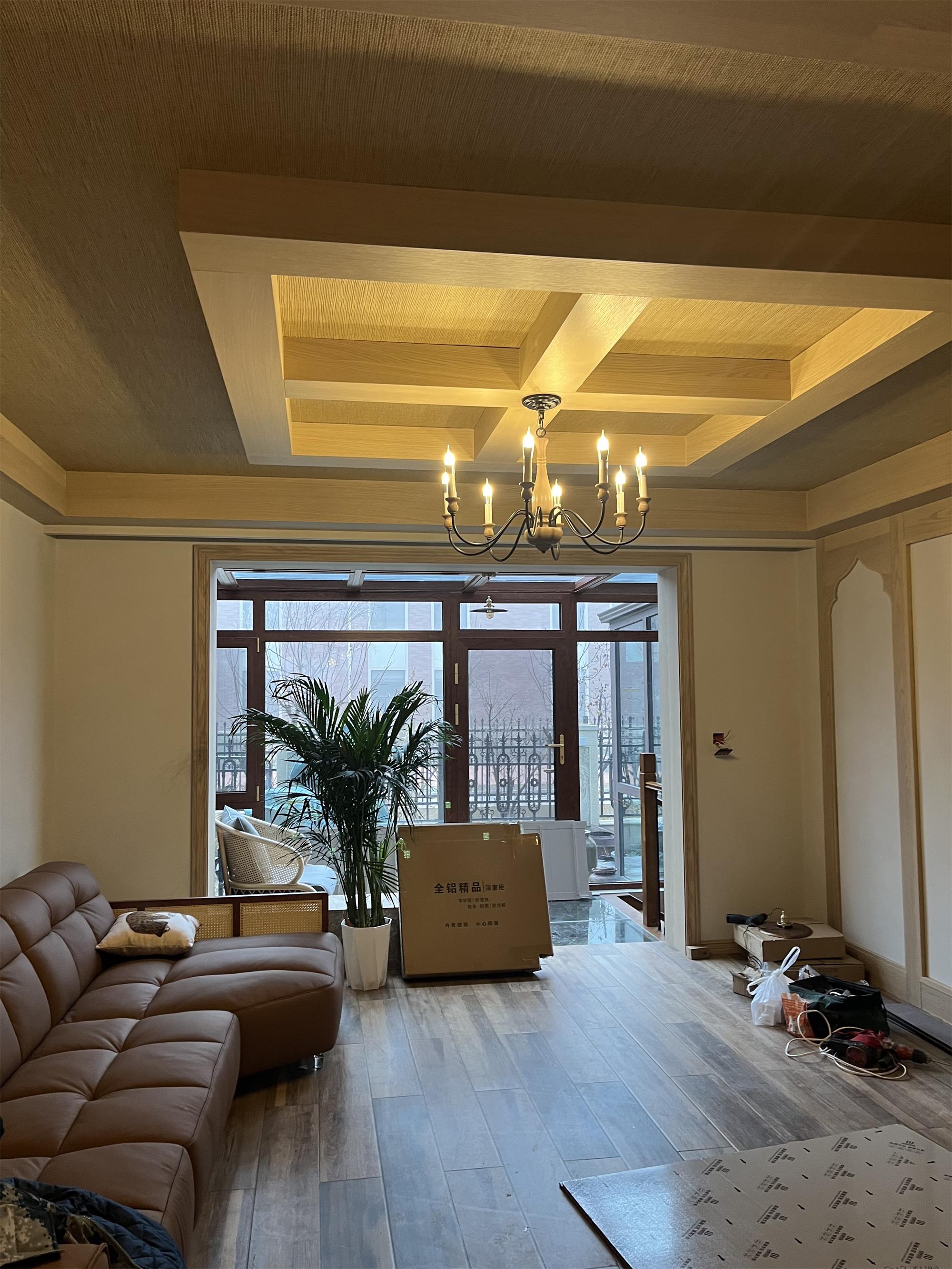 Afralia Modern Industrial Wooden Chandelier - Neutralighting
