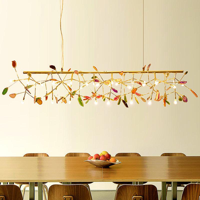Agate Chandelier Colorful Branching - Neutralighting