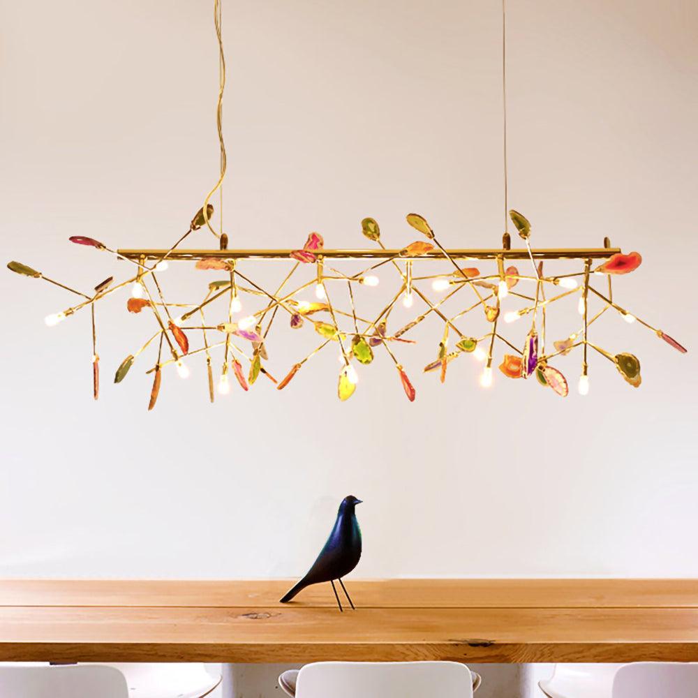 Agate Chandelier Colorful Branching - Neutralighting